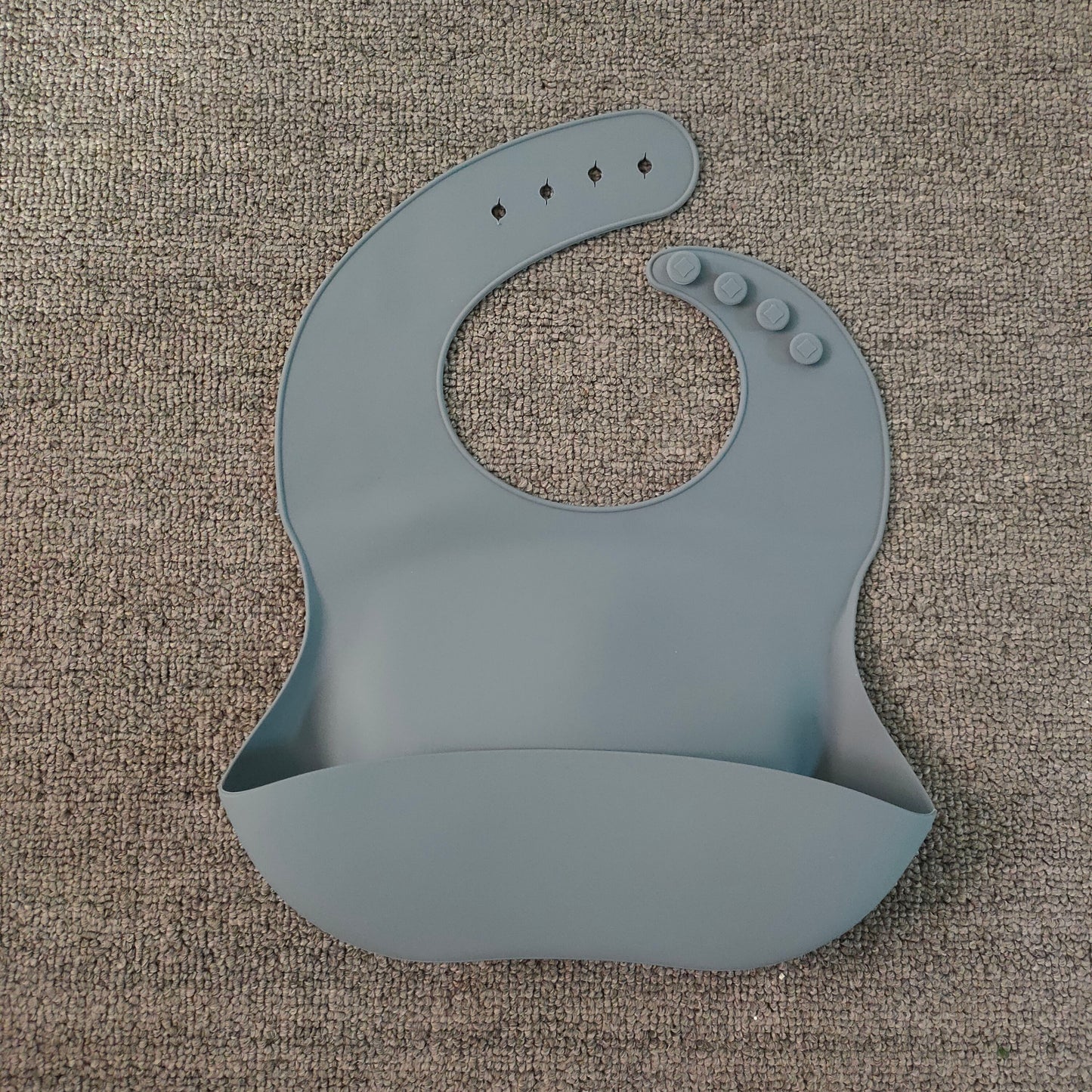 AROBA Soft Waterproof Silicone Baby Bib with Food Catcher