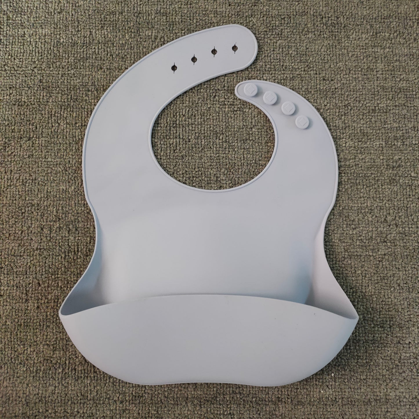 AROBA Soft Waterproof Silicone Baby Bib with Food Catcher