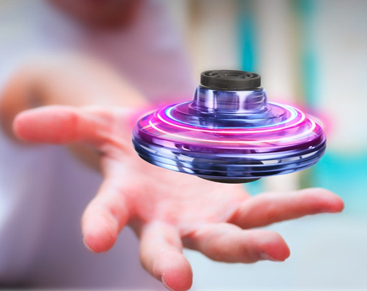 AROBA Mini LED UFO Spinner Toy