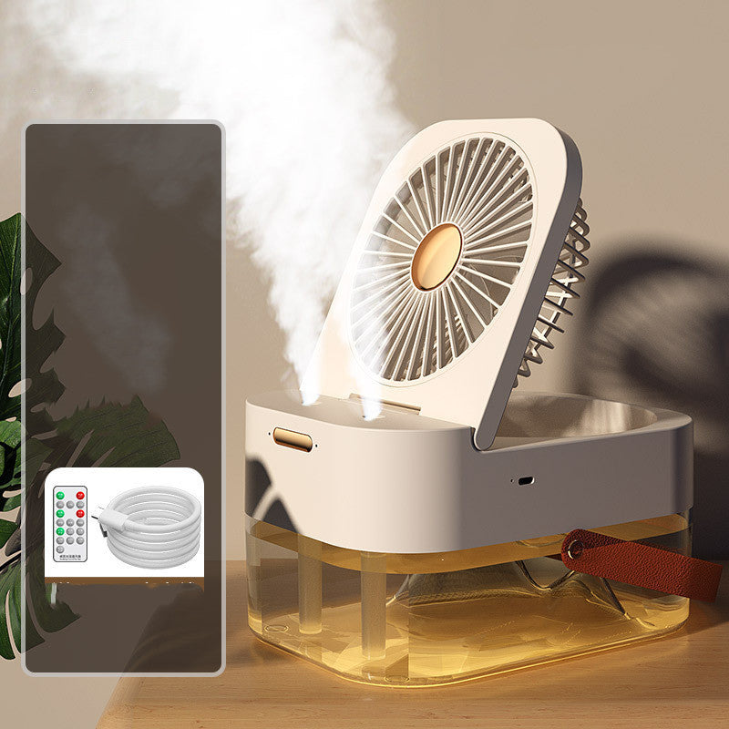 Humidifier Spray Fan Portable Fan Air Cooler Air Humidifier USB Fan Desktop Fan With Night Light For Summer Home Appliance