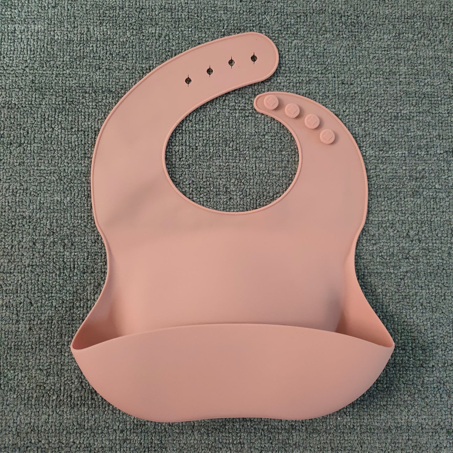 AROBA Soft Waterproof Silicone Baby Bib with Food Catcher